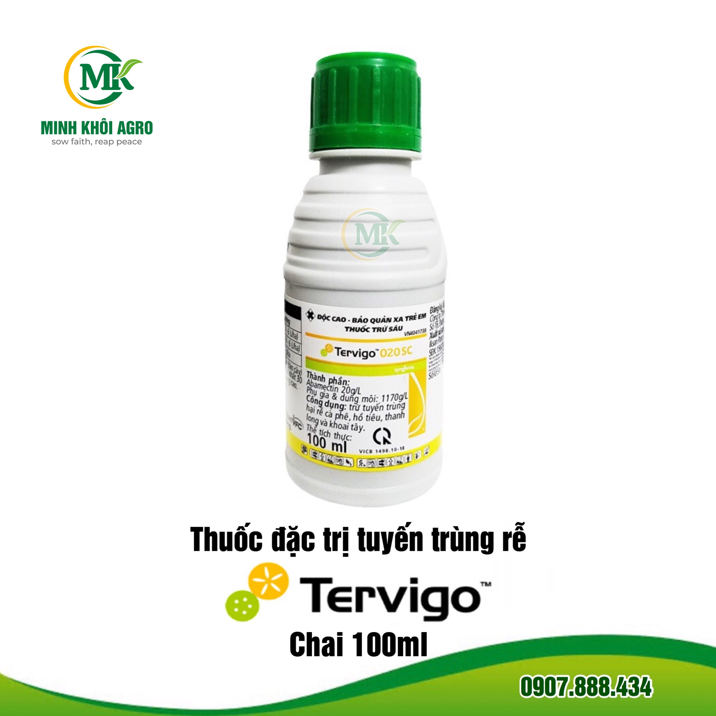 Thuốc đặc trị tuyến trùng Tervigo 020SC - Chai 100ml